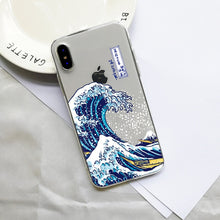 Load image into Gallery viewer, for iphone X XS case The Big Wave of kanagawa Back Cover Soft Phone Case Fundas For iPhone 5 5s SE 6 7 8 Plus XR XSMAX cover