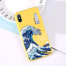 Load image into Gallery viewer, for iphone X XS case The Big Wave of kanagawa Back Cover Soft Phone Case Fundas For iPhone 5 5s SE 6 7 8 Plus XR XSMAX cover