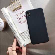 Load image into Gallery viewer, case on for iphone x xr xs max wriststrap Hand Band silicone cases for iphone 8 7 6 6s plus 5 5s se holder stand tpu back cover