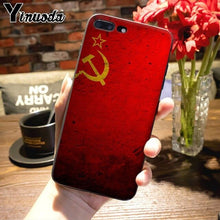 Load image into Gallery viewer, Yinuoda Soviet Union USSR Grunge Flag Painted cover Phone Case for iPhone 7plus X XS MAX XR 6S 7 8 8Plus 5 5S 11 11pro max case