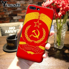 Load image into Gallery viewer, Yinuoda Soviet Union USSR Grunge Flag Painted cover Phone Case for iPhone 7plus X XS MAX XR 6S 7 8 8Plus 5 5S 11 11pro max case