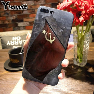 Yinuoda Soviet Union USSR Grunge Flag Painted cover Phone Case for iPhone 7plus X XS MAX XR 6S 7 8 8Plus 5 5S 11 11pro max case