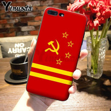 Load image into Gallery viewer, Yinuoda Soviet Union USSR Grunge Flag Painted cover Phone Case for iPhone 7plus X XS MAX XR 6S 7 8 8Plus 5 5S 11 11pro max case