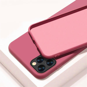 YISHANGOU Case For Apple iPhone 11 Pro Max 6 S 7 8 Plus X XS MAX XR Cute Candy Color Couples Soft Silione Shockproof Back Cover