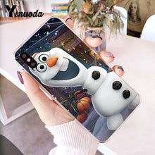 Load image into Gallery viewer, Yinuoda Olaf Snowman Frozen Multi Newly Arrived Phone Case for iPhone 6S 6plus 7 7plus 8 8Plus X Xs MAX 5 5S XR 10