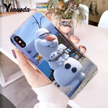 Load image into Gallery viewer, Yinuoda Olaf Snowman Frozen Multi Newly Arrived Phone Case for iPhone 6S 6plus 7 7plus 8 8Plus X Xs MAX 5 5S XR 10