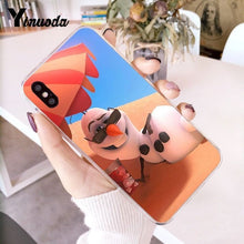 Load image into Gallery viewer, Yinuoda Olaf Snowman Frozen Multi Newly Arrived Phone Case for iPhone 6S 6plus 7 7plus 8 8Plus X Xs MAX 5 5S XR 10