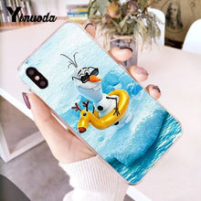 Load image into Gallery viewer, Yinuoda Olaf Snowman Frozen Multi Newly Arrived Phone Case for iPhone 6S 6plus 7 7plus 8 8Plus X Xs MAX 5 5S XR 10