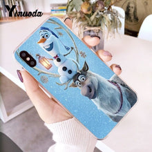 Load image into Gallery viewer, Yinuoda Olaf Snowman Frozen Multi Newly Arrived Phone Case for iPhone 6S 6plus 7 7plus 8 8Plus X Xs MAX 5 5S XR 10