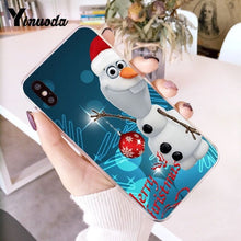 Load image into Gallery viewer, Yinuoda Olaf Snowman Frozen Multi Newly Arrived Phone Case for iPhone 6S 6plus 7 7plus 8 8Plus X Xs MAX 5 5S XR 10