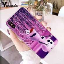 Load image into Gallery viewer, Yinuoda Olaf Snowman Frozen Multi Newly Arrived Phone Case for iPhone 6S 6plus 7 7plus 8 8Plus X Xs MAX 5 5S XR 10