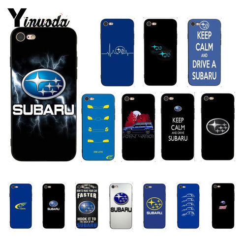 Yinuoda Subaru TPU Soft Silicone Phone Case Cover for iPhone 8 7 6 6S Plus 5 5S SE XR X XS MAX Coque Shell Fundas Capa