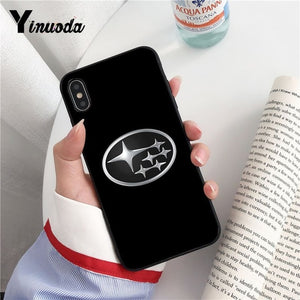 Yinuoda Subaru TPU Soft Silicone Phone Case Cover for iPhone 8 7 6 6S Plus 5 5S SE XR X XS MAX Coque Shell Fundas Capa