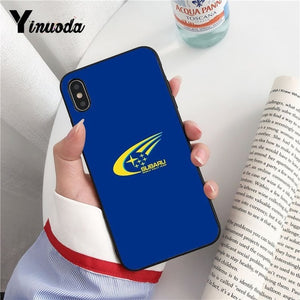 Yinuoda Subaru TPU Soft Silicone Phone Case Cover for iPhone 8 7 6 6S Plus 5 5S SE XR X XS MAX Coque Shell Fundas Capa