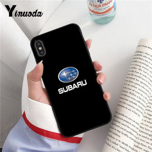 Yinuoda Subaru TPU Soft Silicone Phone Case Cover for iPhone 8 7 6 6S Plus 5 5S SE XR X XS MAX Coque Shell Fundas Capa