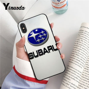 Yinuoda Subaru TPU Soft Silicone Phone Case Cover for iPhone 8 7 6 6S Plus 5 5S SE XR X XS MAX Coque Shell Fundas Capa