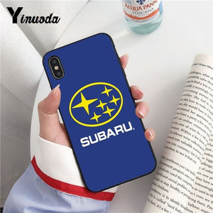 Yinuoda Subaru TPU Soft Silicone Phone Case Cover for iPhone 8 7 6 6S Plus 5 5S SE XR X XS MAX Coque Shell Fundas Capa