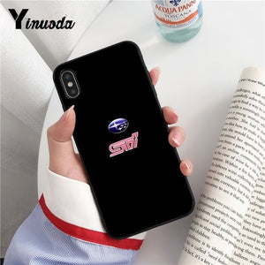 Yinuoda Subaru TPU Soft Silicone Phone Case Cover for iPhone 8 7 6 6S Plus 5 5S SE XR X XS MAX Coque Shell Fundas Capa