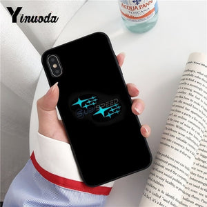 Yinuoda Subaru TPU Soft Silicone Phone Case Cover for iPhone 8 7 6 6S Plus 5 5S SE XR X XS MAX Coque Shell Fundas Capa